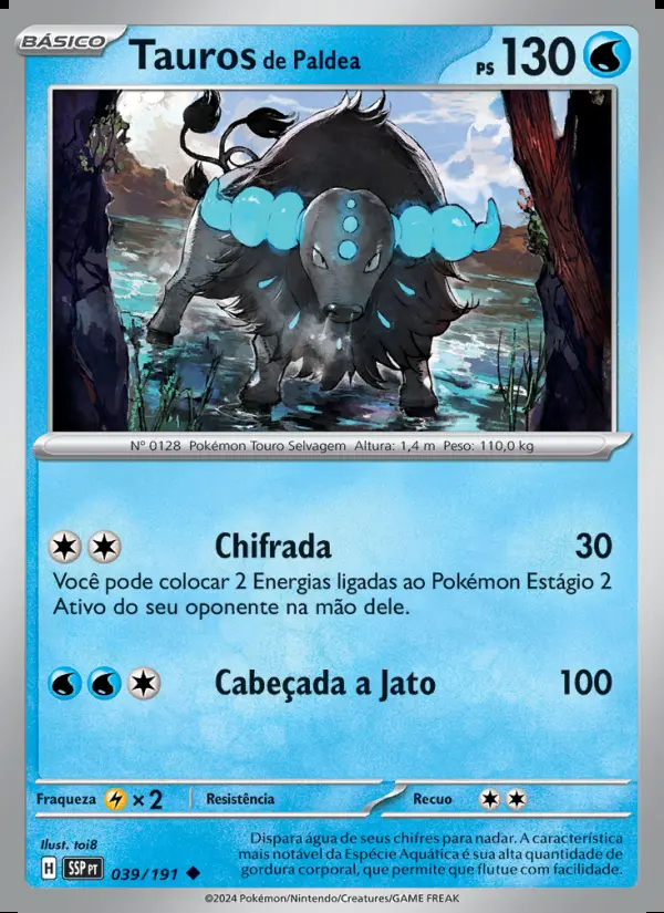 Image of the card Tauros de Paldea