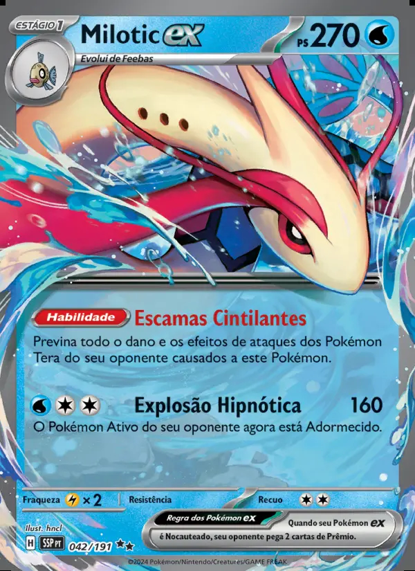 Image of the card Milotic ex
