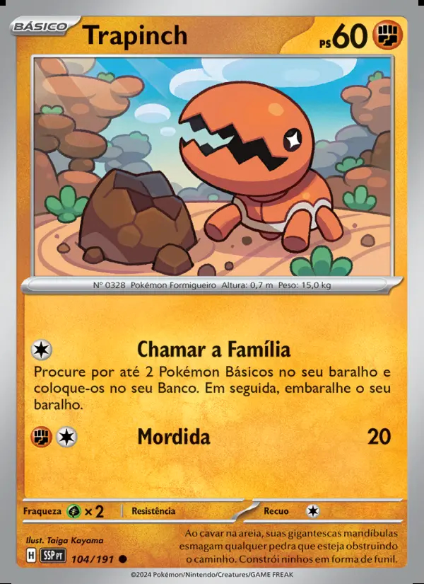 Image of the card Trapinch