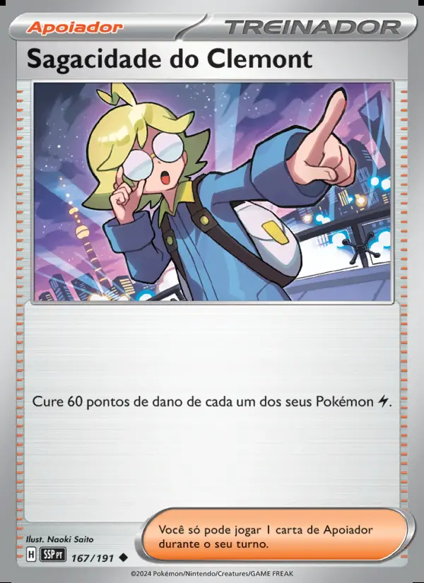 Image of the card Sagacidade do Clemont