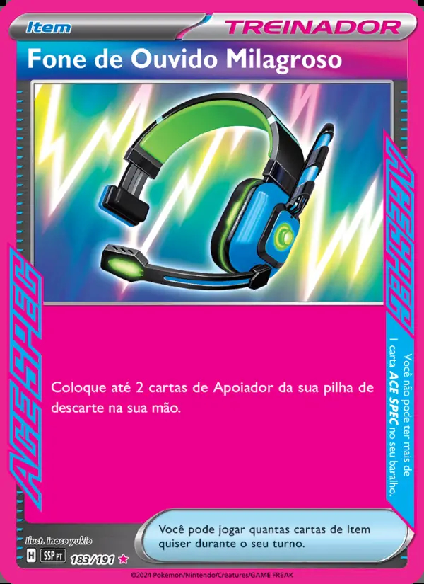 Image of the card Fone de Ouvido Milagroso