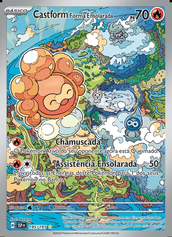 Image of the card Castform Forma Ensolarada