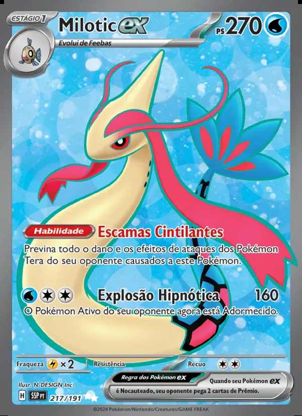 Image of the card Milotic ex