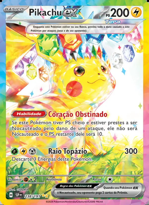 Image of the card Pikachu ex