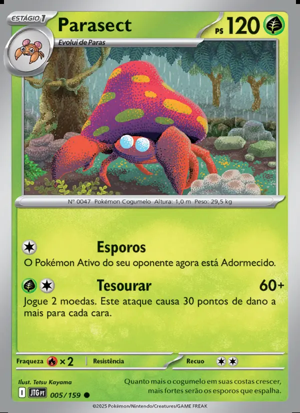 Image of the card Parasect