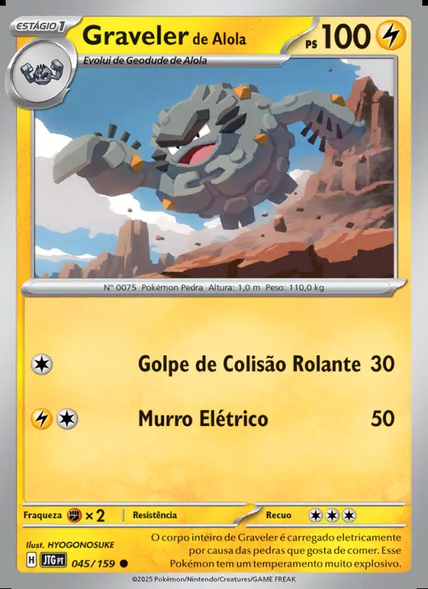 Image of the card Graveler de Alola