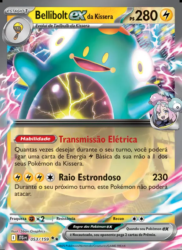 Image of the card Bellibolt ex da Kissera