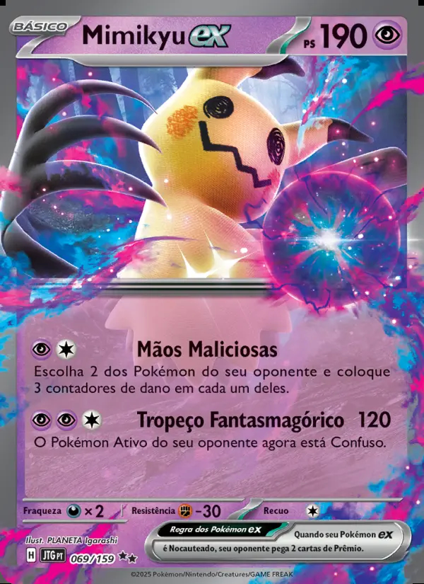 Image of the card Mimikyu ex