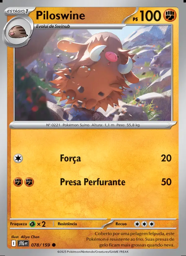 Image of the card Piloswine