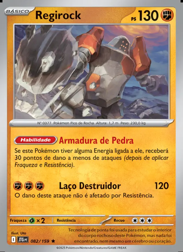 Image of the card Regirock