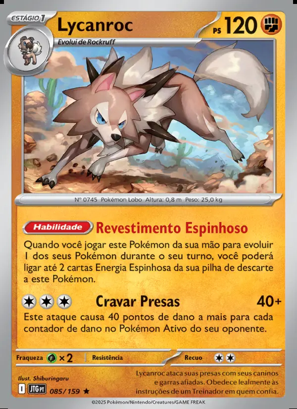 Image of the card Lycanroc