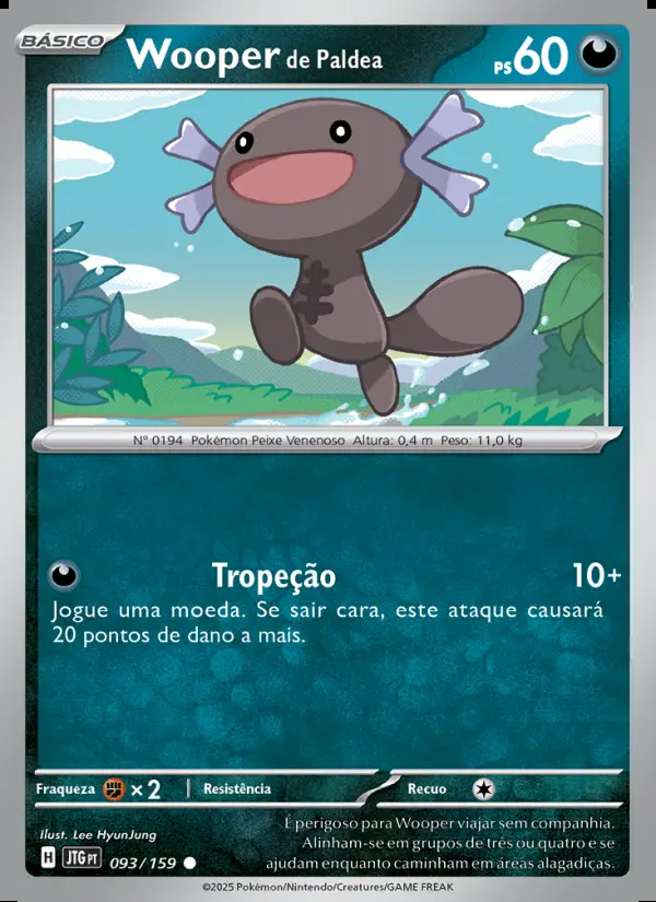 Image of the card Wooper de Paldea