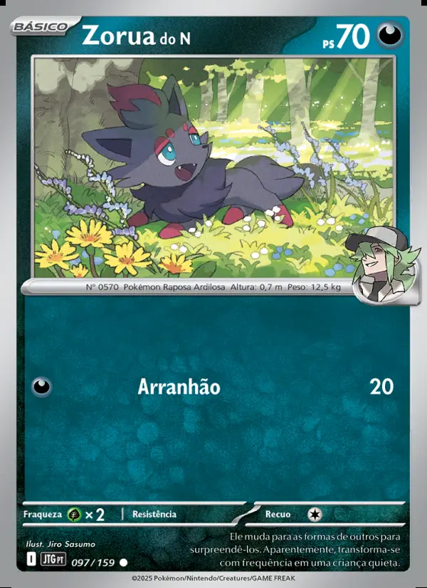 Image of the card Zorua do N