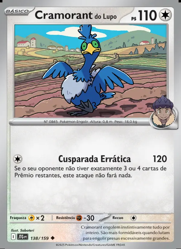 Image of the card Cramorant do Lupo