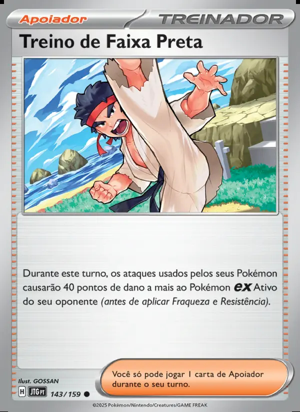 Image of the card Treino de Faixa Preta