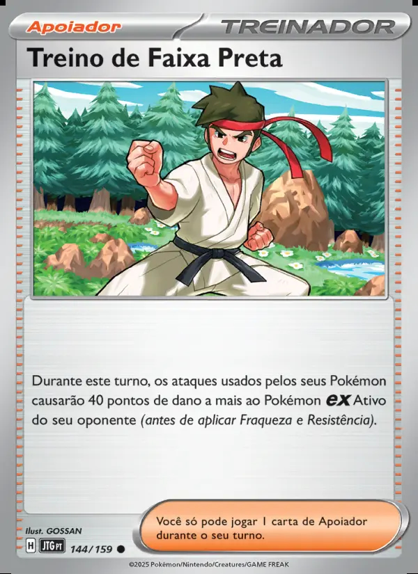 Image of the card Treino de Faixa Preta