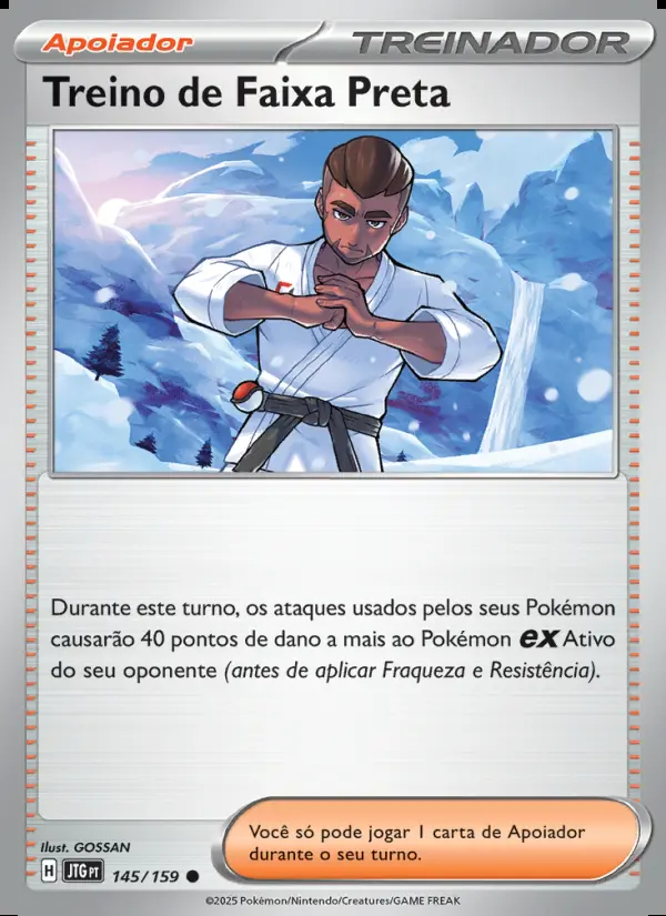 Image of the card Treino de Faixa Preta