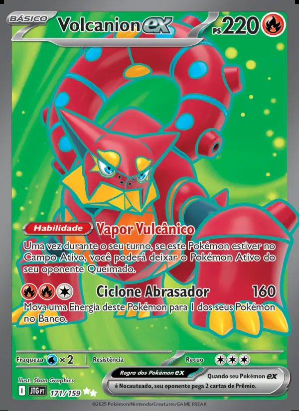 Image of the card Volcanion ex