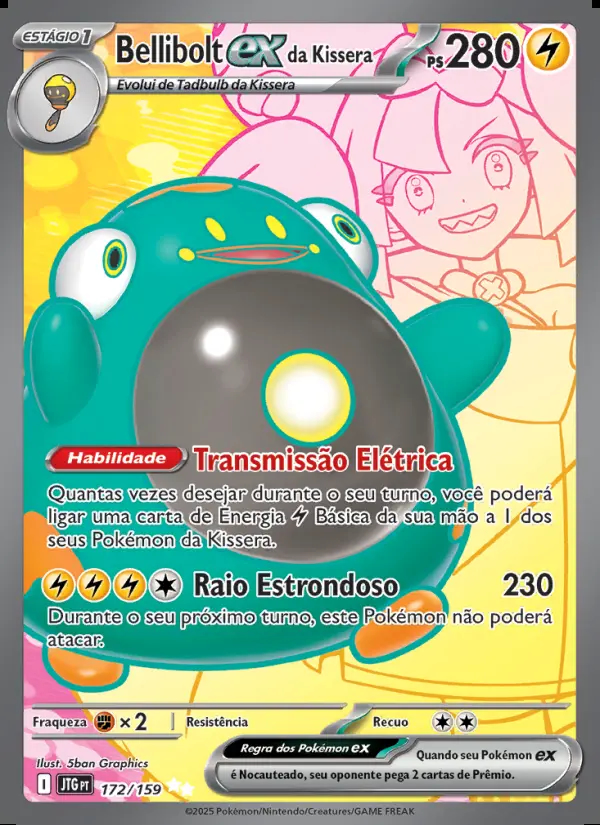 Image of the card Bellibolt ex da Kissera