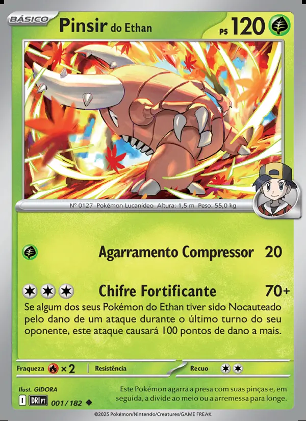 Image of the card Pinsir do Ethan