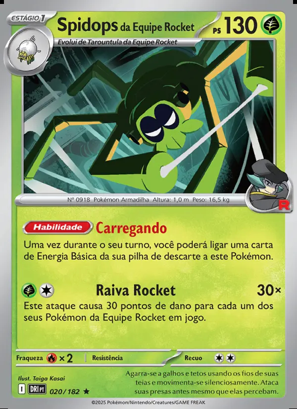 Image of the card Spidops da Equipe Rocket