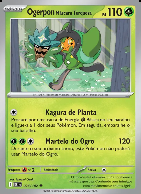 Image of the card Ogerpon Máscara Turquesa