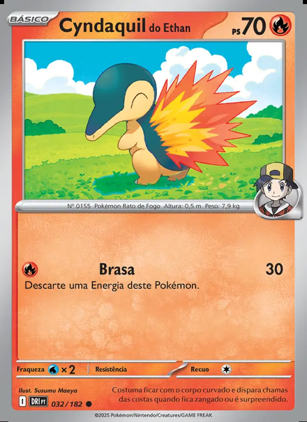 Image of the card Cyndaquil do Ethan
