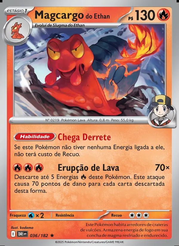 Image of the card Magcargo do Ethan