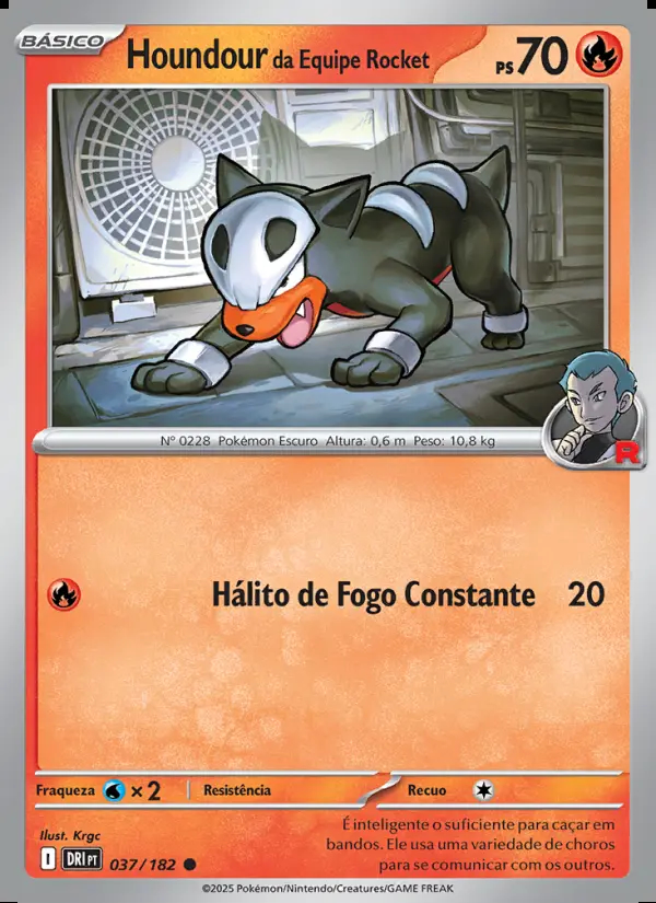 Image of the card Houndour da Equipe Rocket