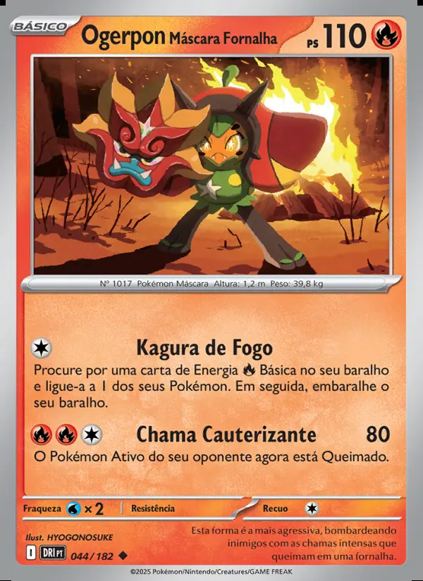 Image of the card Ogerpon Máscara Fornalha