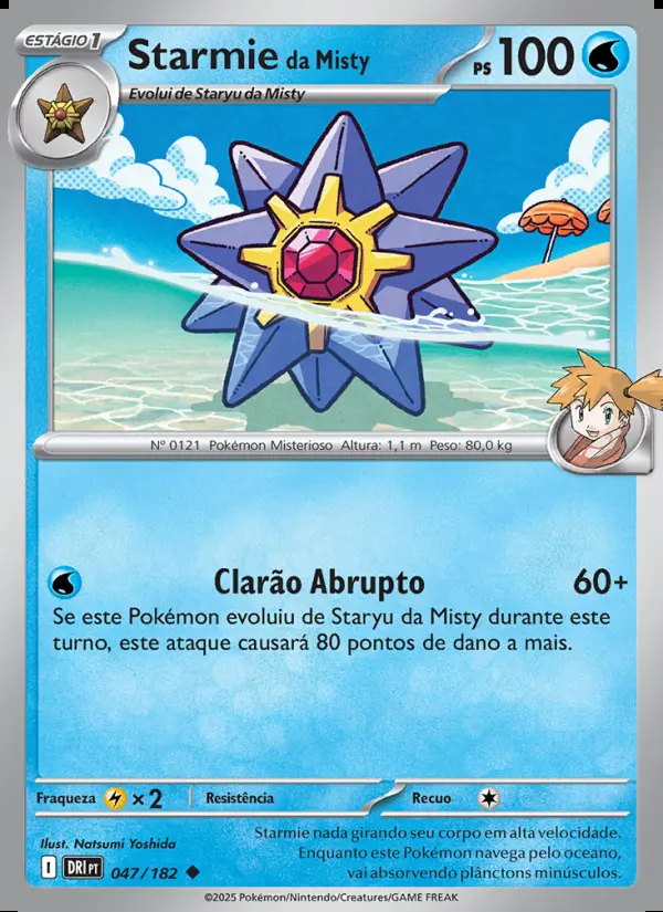 Image of the card Starmie da Misty