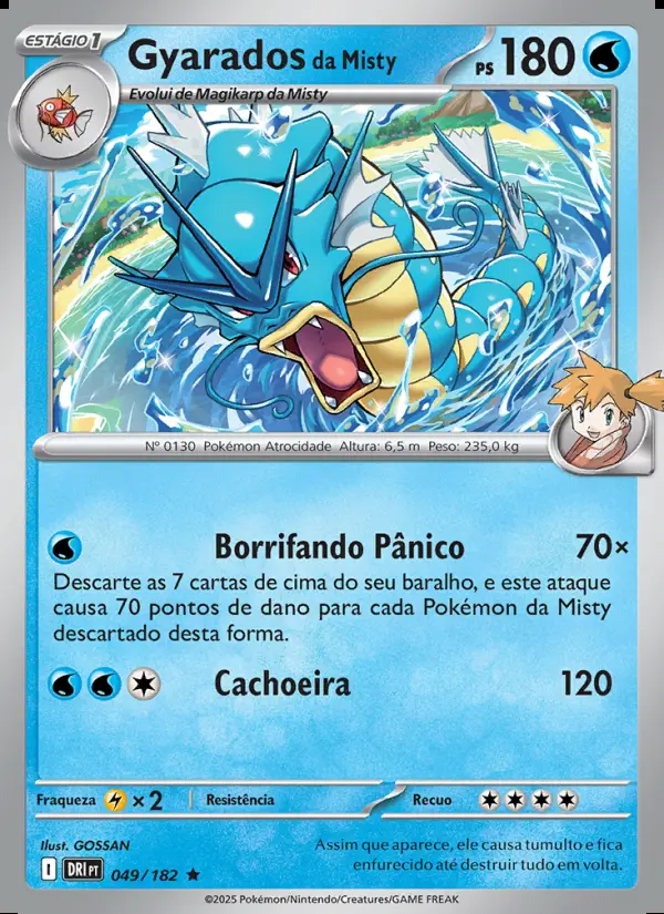 Image of the card Gyarados da Misty