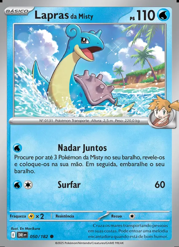 Image of the card Lapras da Misty