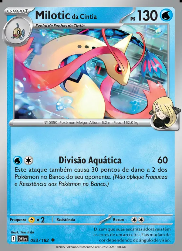 Image of the card Milotic da Cíntia