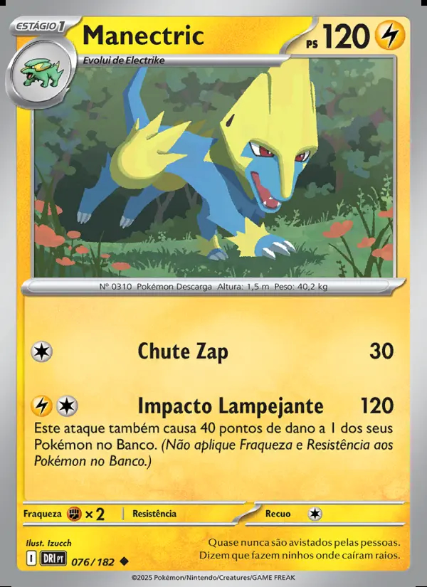 Image of the card Manectric