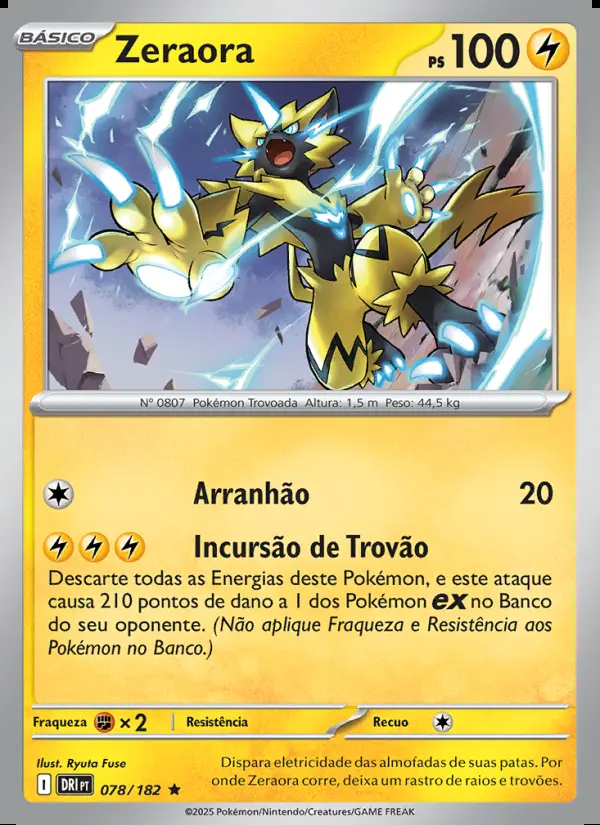 Image of the card Zeraora