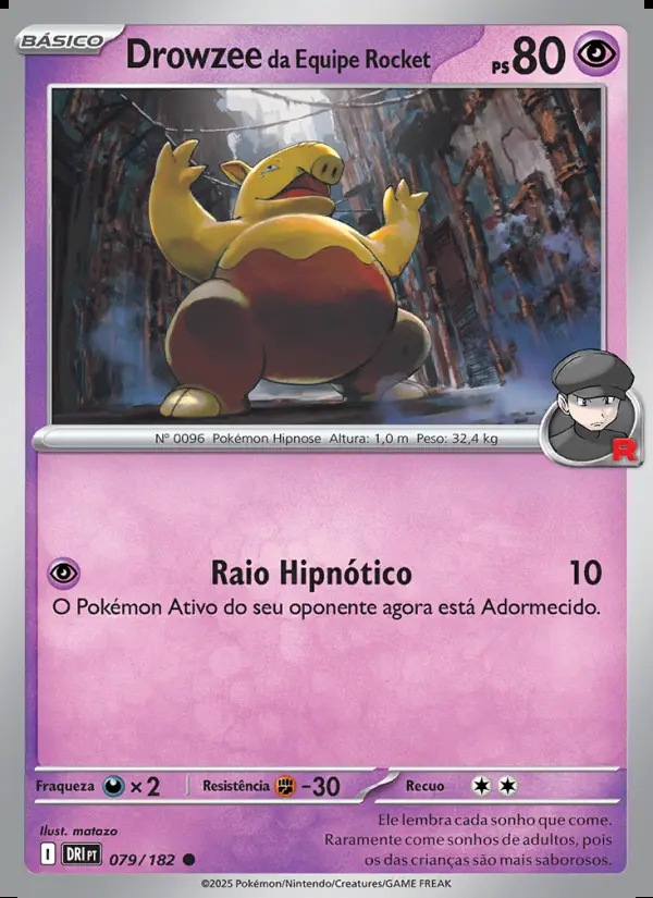 Image of the card Drowzee da Equipe Rocket