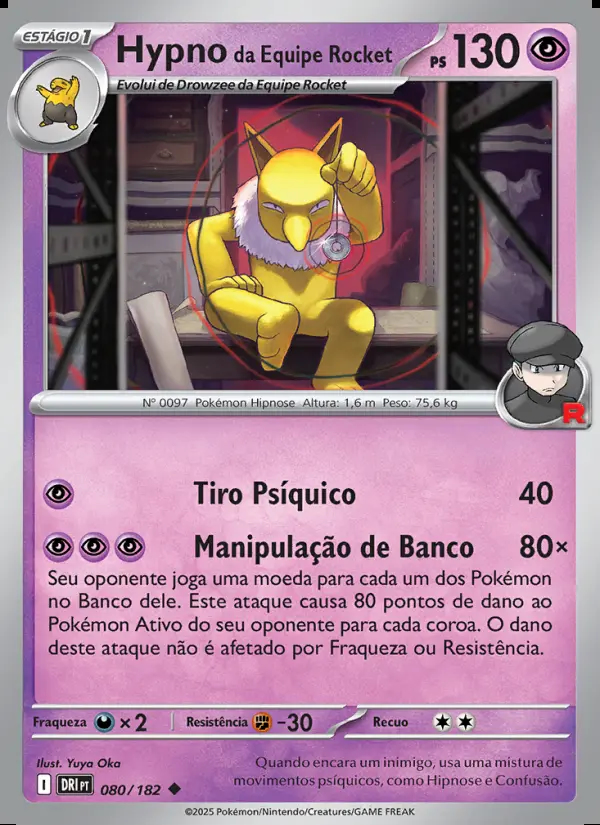 Image of the card Hypno da Equipe Rocket