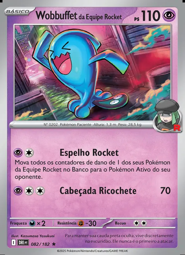 Image of the card Wobbuffet da Equipe Rocket