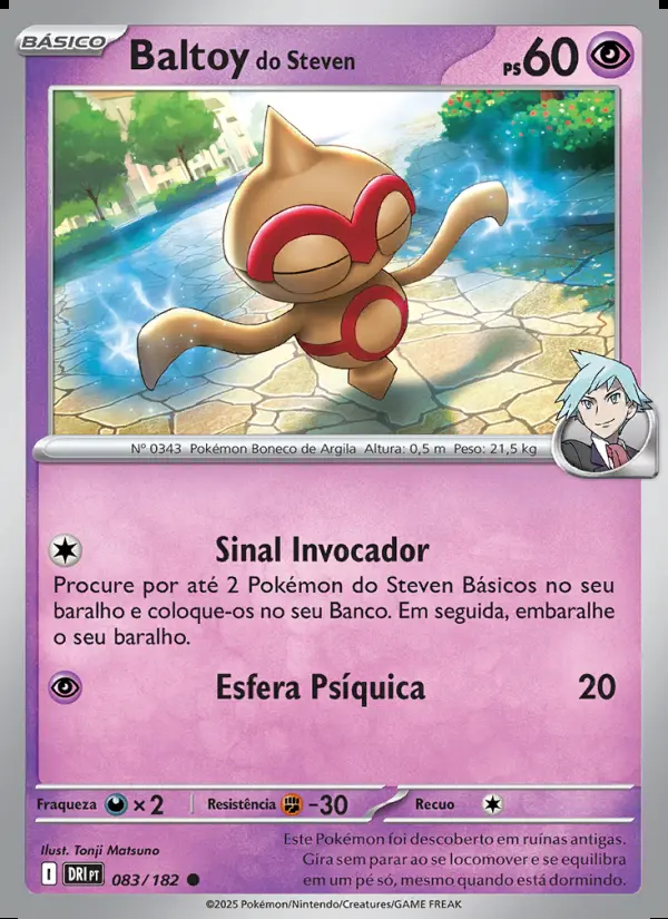 Image of the card Baltoy do Steven