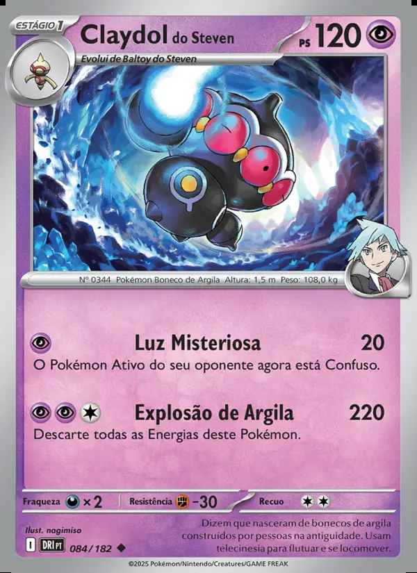 Image of the card Claydol do Steven