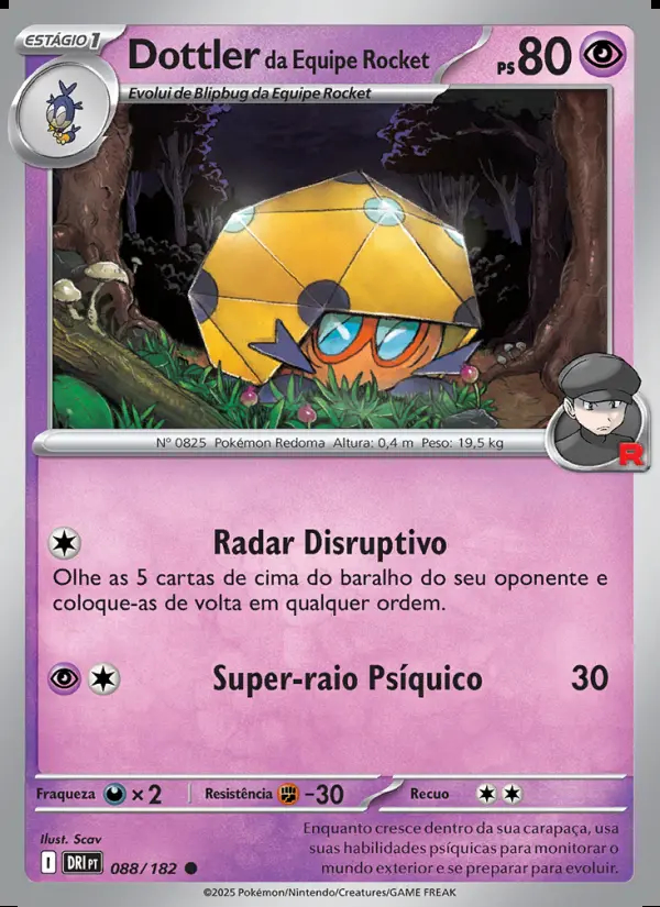 Image of the card Dottler da Equipe Rocket