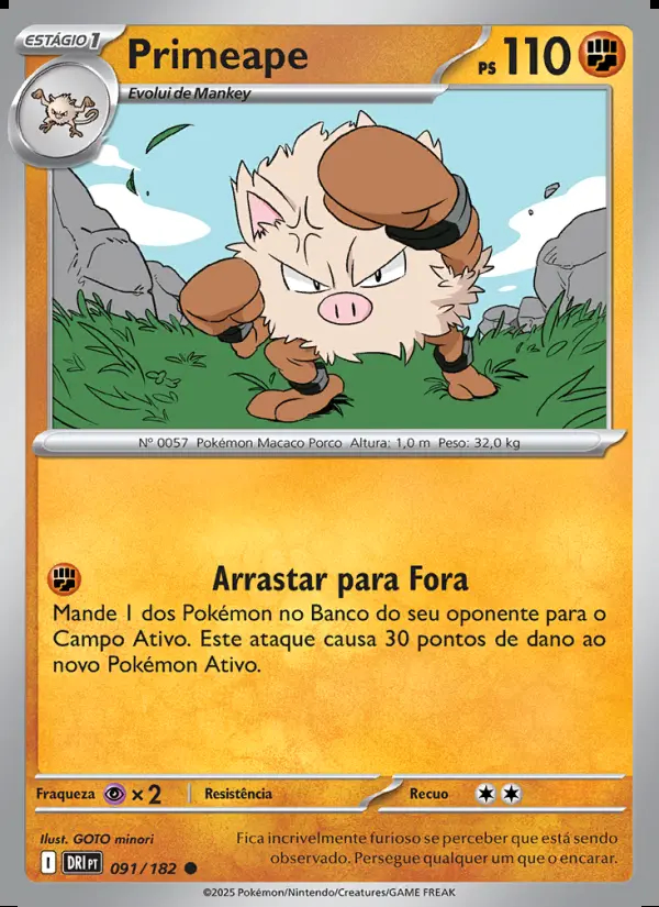 Image of the card Primeape