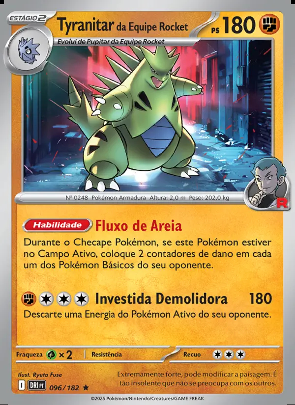 Image of the card Tyranitar da Equipe Rocket
