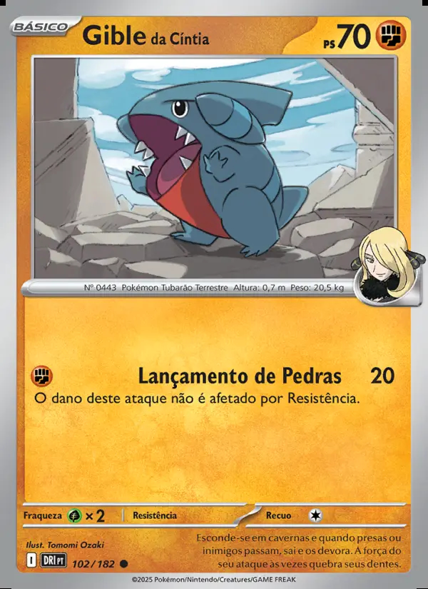 Image of the card Gible da Cíntia