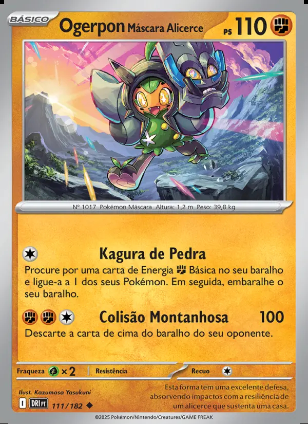 Image of the card Ogerpon Máscara Alicerce