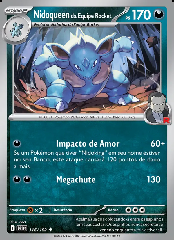 Image of the card Nidoqueen da Equipe Rocket