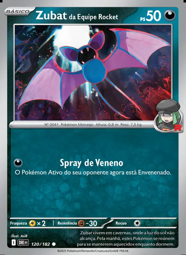 Image of the card Zubat da Equipe Rocket