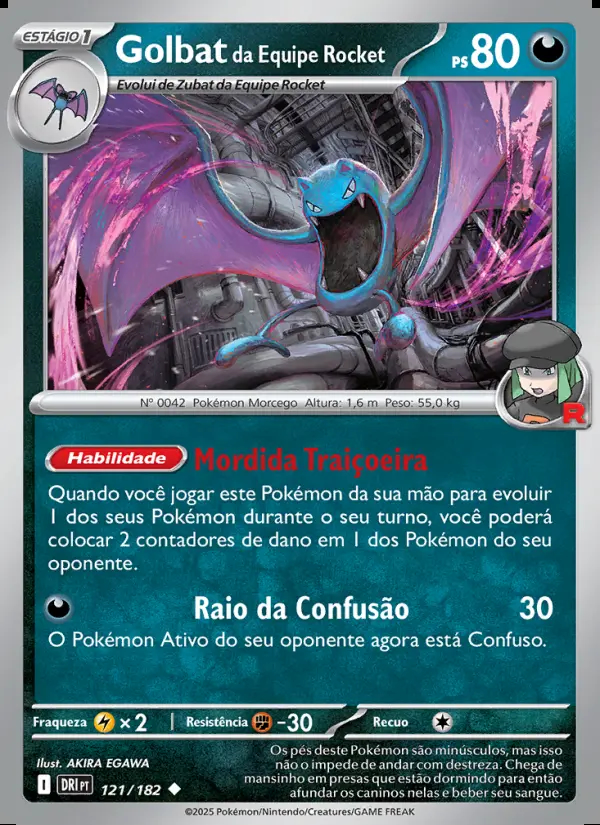 Image of the card Golbat da Equipe Rocket