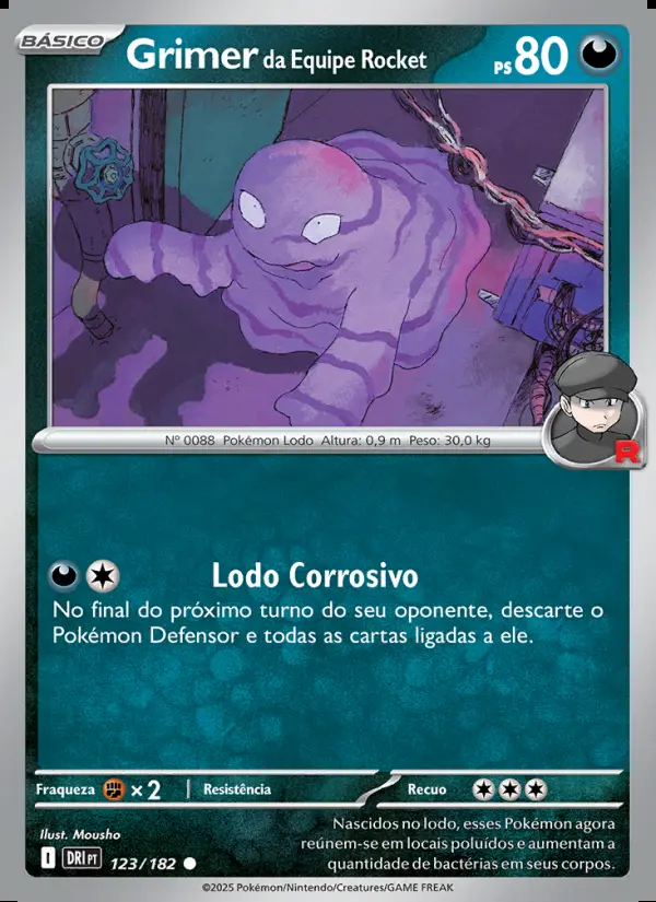 Image of the card Grimer da Equipe Rocket